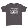 cat command Youth Tee