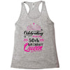Celebrating With The 50th Birthday Queen Racerback Tank