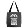 This Girl Has An Awesome Husband And Amazing Kids Tote Bags