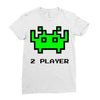 arcade player 2 Ladies Fitted T-Shirt