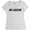 go faster Women's Triblend Scoop T-shirt