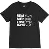 real men love cats V-Neck Tee