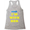 i am with her Racerback Tank
