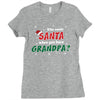 Who Needs Santa When You Have Grandpa? Ladies Fitted T-Shirt