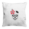day of dead sugar skull Throw Pillow