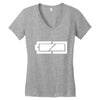 baterai Women's V-Neck T-Shirt