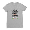 Weekend Forecast Camping With A Chance Of Drinking Ladies Fitted T-Shirt