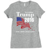 trump 2016 election make america great again Ladies Fitted T-Shirt