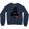 poker hat ace of spades Crewneck Sweatshirt