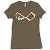 football infinity love Ladies Fitted T-Shirt