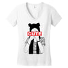 cute Women's V-Neck T-Shirt