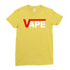 vape Ladies Fitted T-Shirt