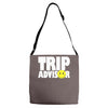 funny trip advisor Adjustable Strap Totes