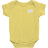 minimal typing bubble pocket tee Baby Onesie