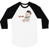 Cute Baby Painter's Mom Love 3/4 Sleeve Shirt
