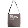 tribe called quest names Adjustable Strap Totes