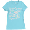 nobody ever got sick from smoking tyres Ladies Fitted T-Shirt