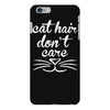 cat hair don't care cute crazy cat iPhone 6 Plus/6s Plus Case
