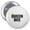 queen bee black Pin-back button
