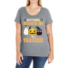 nothing scares me i'm a teacher Ladies Curvy T-Shirt