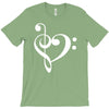 music heart rock baseball T-Shirt