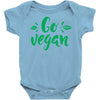 go vegan Baby Bodysuit