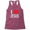 i love jesus Racerback Tank