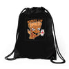 pizzaa monster Drawstring Bags