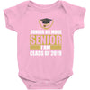 i'm a senior Baby Bodysuit