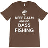 keep calm bass fishing T-Shirt