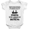 fishing funny Baby Bodysuit