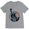 us flag 2 V-Neck Tee