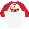 sexual tyrannosaurus 3/4 Sleeve Shirt