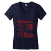mogwai warning Women's V-Neck T-Shirt