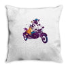 fast food Throw Pillow