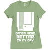 nes games were better unisex Ladies Fitted T-Shirt