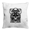 skull Throw Pillow