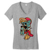 old skul dude Women's V-Neck T-Shirt