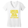 cheese sticks real good yup mhhmm! Women's V-Neck T-Shirt