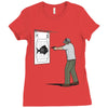 practice range Ladies Fitted T-Shirt