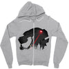 cat signal Zipper Hoodie