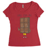 girls love me Women's Triblend Scoop T-shirt