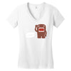 domo kun japanese tv, anime, manga comics Women's V-Neck T-Shirt