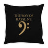 the way of bassline Throw Pillow
