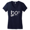 loop Women's V-Neck T-Shirt