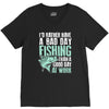 fishing fanatics1 V-Neck Tee