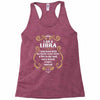 i am a libra Racerback Tank