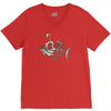 animal fish V-Neck Tee