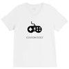 custom texti V-Neck Tee