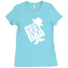 World's Best Dad Ever Ladies Fitted T-Shirt